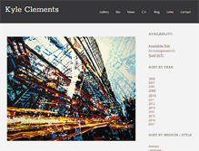 Tablet Screenshot of kyleclements.com